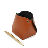 PEN POT RECYCLED LEATHER