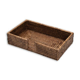 RATTAN GUEST TOWEL NAPKIN HOLDER