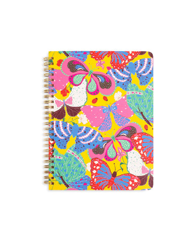 MINI NOTEBOOK - BERRY BUTTERFLY YELLOW