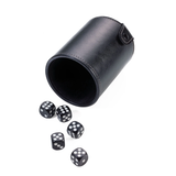 DICE CUP WITH FIVE DICE