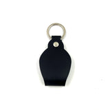KEYCHAIN ROUND RECYCLED LEATHER
