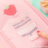MOCHILA TÉRMICA PORTA ALIMENTOS - ROSA